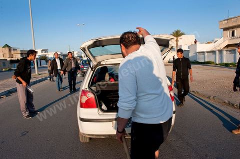 The people remain vigilant and are protecting themselves. Checkpoints and surveillance measures have been set up by citizens in collaboration with the armed forces in every neighborhood of Tunis. Here in the working-class neighborhoods of Megrine Chaker in the southern suburbs of Tunis