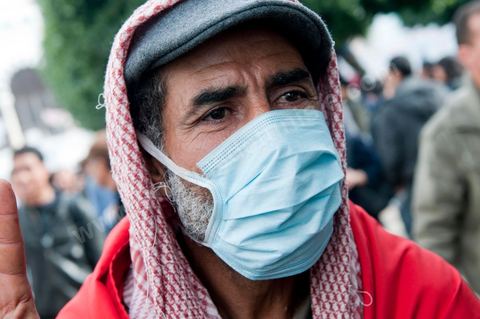 28 janvier : 6ème journée du sit in à la Kasbah de la Caravane de la Libération.