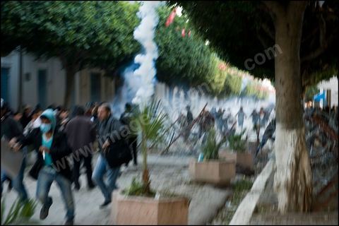 Police forces launched a final assault to clear the Kasbah on January 28, 2011.