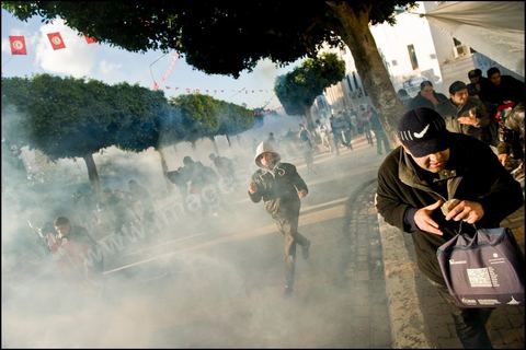 Police forces launched a final assault to clear the Kasbah on January 28, 2011.