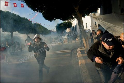 Police forces launched a final assault to clear the Kasbah on January 28, 2011.