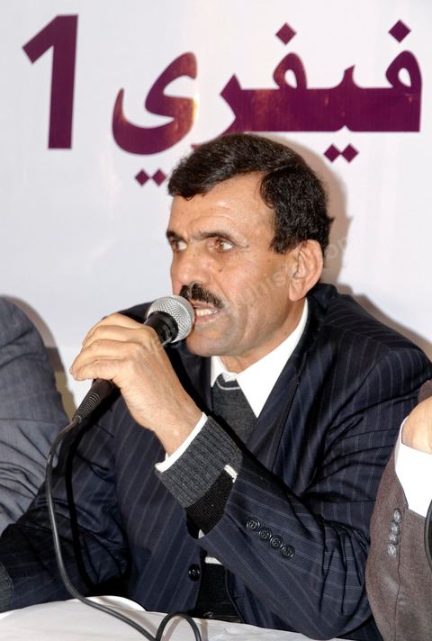 7 février : Ali ARIDHI, Président du Comité constituionnel du parti Ennadha à la Conférence de presse du parti religieux Annadha pour la presentation par Rached Ghannouchi des nouveaux memebres du bureau du conseil du parti élu le 6 février