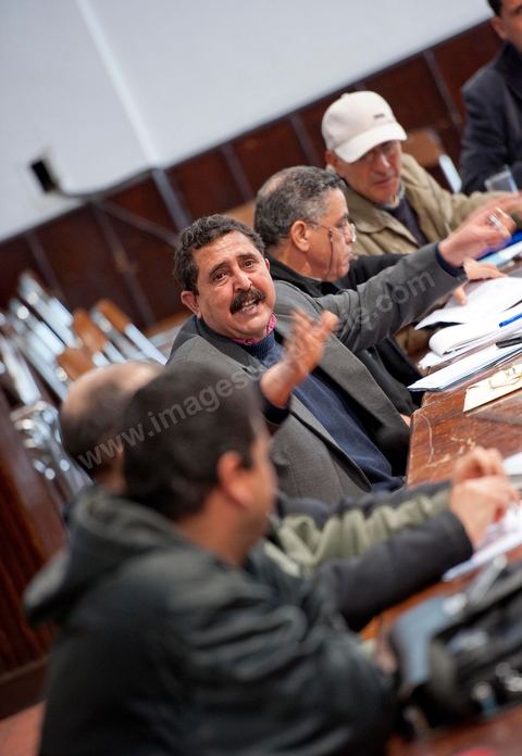 March 12, 2011: Meeting of the Administrative Committee of the National Secondary Education Union, chaired by Mr. Mouldi Jendoubi. Held at the UGTT (Tunisian General Labor Union) headquarters, located at Place Mohamed Ali in Tunis.