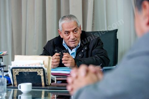 March 12, 2011: Meeting in the office of the UGTT’s Assistant Secretary for Legislation and Research, Mr. Houcine Abbassi. At the heart of the UGTT (Tunisian General Labor Union), at its historic headquarters on Place Mohamed Ali in Tunis.