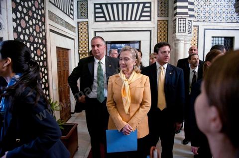 Visit by U.S. Secretary of State Hillary Clinton to the Prime Minister's Office in Tunis 