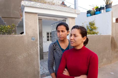 The Bouazizi Family’s New Home

Forced to leave Sidi Bouzid, where the pressure had become too much for them, the Bouazizi family found refuge 260 kilometers away, in Tunis. Mohamed Bouazizi’s mother, the iconic figure of Tunisia’s popular uprising, his sisters, and his two youngest brothers live in a house with blue ceramic tiles—a three-room ground-floor apartment—in the working-class neighborhood of Bousalsa in La Marsa, on the northern outskirts of Tunis. Leila, the 24-year-old eldest sister, is enrolled in a work-study vocational program to become a quality control inspector in the textile industry;  Semia, 19, is preparing for her high school diploma, while Basma, 16, Karim, 14, and Zyed, 8, are still in school. Only the eldest brother, Salem, lives elsewhere, in Sfax. Singled out by some residents of Sidi Bouzid, who accuse her of receiving money from the government, the Bouazizi family produces the lease for their new home, which they plan to rent for six months, through August, at a cost of 360 dinars (180 euros). Soon, the mother promises, they will return to Sidi Bouzid.