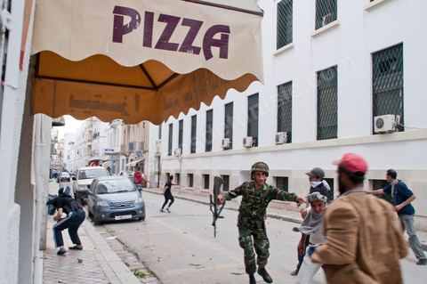 May 7, 2011: Clashes broke out between protesters and police near the main train station in Tunis, on Barcelona Square, with the army attempting to calm both sides. Police fired tear gas and warning shots at the protesters.