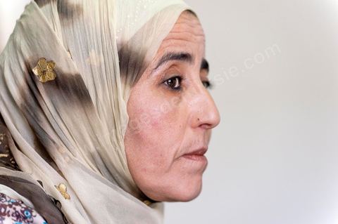 May 18, 2011: Meeting in Meknassy with Fadia Hamdi at her lawyer’s office. Fadia Hamdi is the municipal police officer who confiscated Mohamed Bouazizi’s fruits, vegetables, and scale on December 17, 2010, and who was imprisoned for four months on charges of slapping Mohamed Bouazizi; She went on a one-month hunger strike in prison before being acquitted and released on April 17, 2011.