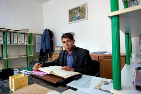 May 18, 2011: The Sidi Bouzid Municipal Police Station and its chief, the station where Fadia Hamdi worked—the police officer who confiscated Mohamed Bouazizi’s fruit and vegetables on December 17, 2010, triggering his self-immolation and the protests that would ultimately lead to the fall of the Ben Ali regime.