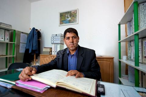 May 18, 2011: The Sidi Bouzid Municipal Police Station and its chief, the station where Fadia Hamdi worked—the police officer who confiscated Mohamed Bouazizi’s fruit and vegetables on December 17, 2010, triggering his self-immolation and the protests that would ultimately lead to the fall of the Ben Ali regime.