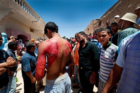 A young man was attacked at the Jeridian tribe's gas station during the clashes that took place from June 3 to 5, 2011, in the city of Metlaoui