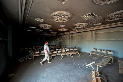 The UGGT headquarters was the first building to be set on fire during the clashes that took place from June 3 to 5, 2011, in the city of Metlaoui
