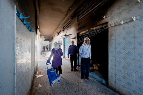 The central market is coming back to life after the clashes that took place from June 3 to 5, 2011, in the city of Metlaoui