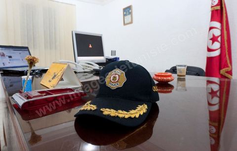 Bureau du Commandant de la brigade de Djerba à l'entrée de l'île de Djerba