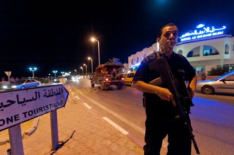 Night Patrol in the Tourist Area of Djerba