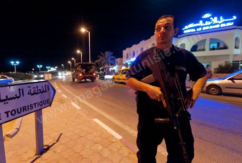 Night Patrol in the Tourist Area of Djerba