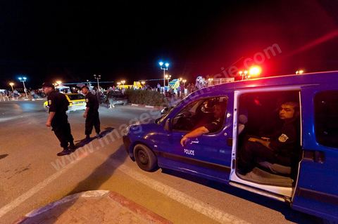 Night Patrol in the Tourist Area of Djerba