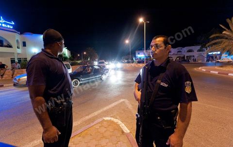 Night Patrol in the Tourist Area of Djerba
