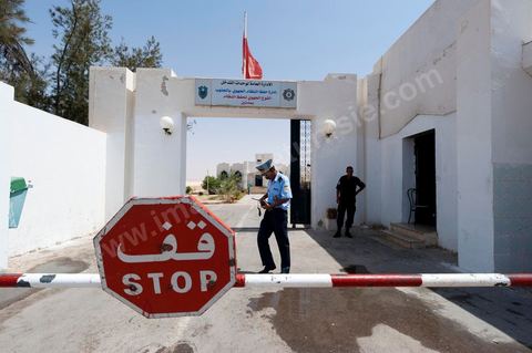 Entrance to the Medenine Police Regiment Barracks