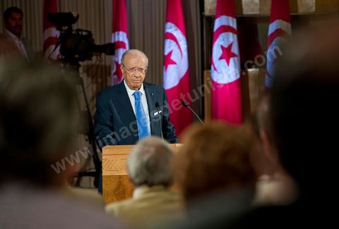 August 18: Address by the Tunisian interim Prime Minister, Mr. Béji Caïd Essebsi, at the Tunis Convention Center. Tunisian Prime Minister Béji Caïd Essebsi assured the nation on Thursday that his government was doing “the impossible” to successfully complete the transition and lead the country to elections, in a speech to the nation delivered at the Tunis Convention Center.“We have done the impossible,” Mr. Caïd Essebsi declared in a 40-minute speech—delivered in the form of a plea—before some 250 political figures and representatives of civil society.“The government is fulfilling its responsibilities despite the difficulties,” added the Prime Minister, referring to a “very difficult” economic and social situation and affirming that he hears “the people’s demands.”“Our fundamental goal is to hold the Constituent Assembly election on October 23 and to organize a free and transparent vote. If we do not succeed, our government will have failed, and the revolution will have failed,” declared the prime minister, who faces growing opposition.Mr. Caïd Essebsi’s transitional government has been leading the country since late February, following the fall of President Zine el Abidine Ben Ali’s regime, which was ousted from power on January 14 by a popular uprising.