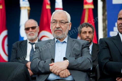 October 1, 2011, in Sidi Bouzid: A large rally organized by the Ennahdha Party to mark the first day of the campaign for the Constituent Assembly election on October 23. The Islamist Ennahdha Party chose Sidi Bouzid—the symbolic city of the revolution—as the site for its first campaign rally, attended by party leader Rached Ghannouchi, members of the party’s Executive Bureau, and several candidates from various regions across the country.