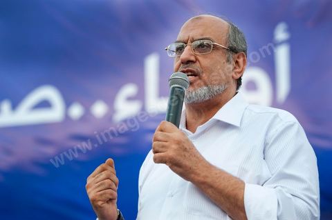 October 1, 2011, in Sidi Bouzid: Speech by Hamadi Jebali, Secretary-General of the Ennahda Party, at the party’s major rally on the first day of the campaign for the Constituent Assembly election on October 23. The Islamist Ennahda Party chose Sidi Bouzid—the symbolic city of the revolution—as the site for its first campaign rally, attended by party leader Rached Ghannouchi, members of the party’s Executive Bureau, and some candidates from the party’s slates across the country’s various regions.