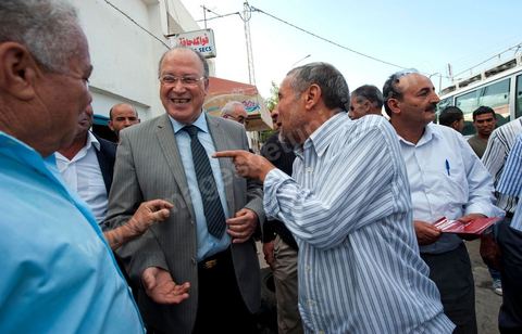 Mustapha Ben Jaafar en campagne à Bou Argoub au Cap Bon pour la liste Nabeul de Ettakatol, rencontres avec les citoyens