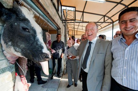 Mustapha Ben Jaafar en campagne à Bou Argoub au Cap Bon pour la liste Nabeul de Ettakatol, rencontres avec les citoyens