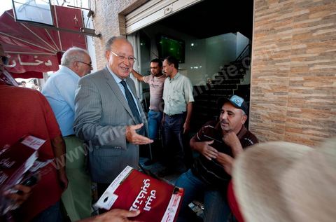 Mustapha Ben Jaafar campaigns in Grombalia, Cap Bon, for Ettakatol’s Nabeul slate; meets with citizens