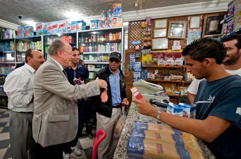 Mustapha Ben Jaafar campaigns in Grombalia, Cap Bon, for Ettakatol’s Nabeul slate; meets with citizens
