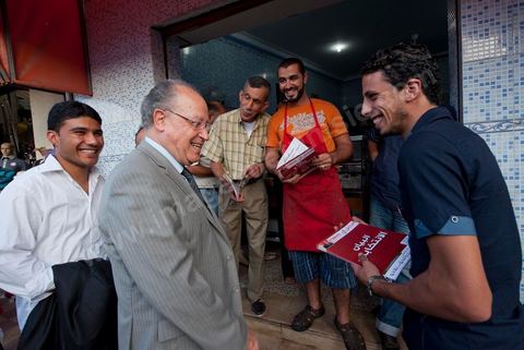 Mustapha Ben Jaafar campaigns in Grombalia, Cap Bon, for Ettakatol’s Nabeul slate; meets with citizens