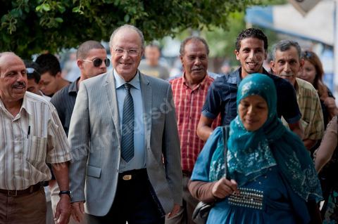 Mustapha Ben Jaafar campaigns in Grombalia, Cap Bon, for Ettakatol’s Nabeul slate; meets with citizens