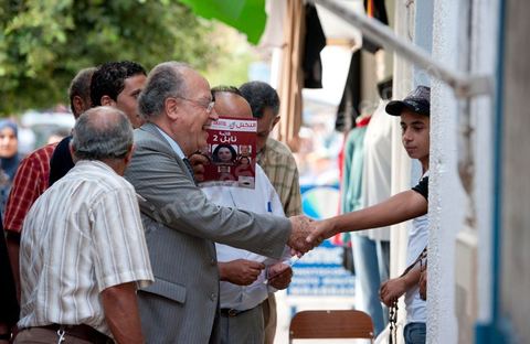Mustapha Ben Jaafar campaigns in Grombalia, Cap Bon, for Ettakatol’s Nabeul slate; meets with citizens