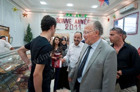 Mustapha Ben Jaafar campaigns in Grombalia, Cap Bon, for Ettakatol’s Nabeul slate; meets with citizens