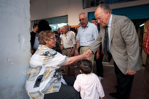 Mustapha Ben Jaafar campaigns in Grombalia, Cap Bon, for Ettakatol’s Nabeul slate; meets with citizens