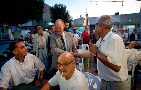 Mustapha Ben Jaafar campaigns in Menzel Bouzelfa on Cape Bon for Ettakatol’s Nabeul slate; meets with citizens