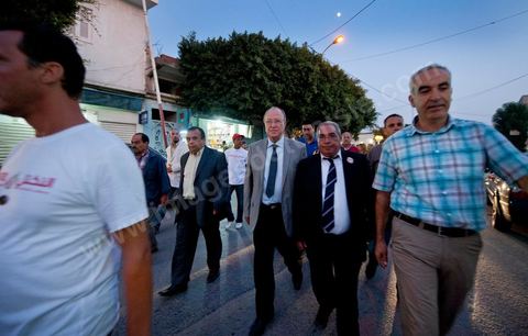 Mustapha Ben Jaafar campaigns in Menzel Bouzelfa on Cape Bon for Ettakatol’s Nabeul slate; meets with citizens