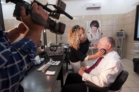 10 octobre 2011 : Mustapha Ben Jaafar à la chaîne de Télévision Hannibal pour une interview ddasn le cadre de la campagne pour l'assemblée constituante.
