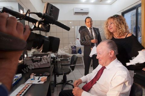 10 octobre 2011 : Mustapha Ben Jaafar à la chaîne de Télévision Hannibal pour une interview ddasn le cadre de la campagne pour l'assemblée constituante.