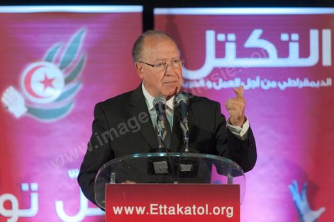 16 octobre : meeting Ettakatol à Tunis avec Mustapha Ben Jaafar scerétaire général du Parti.