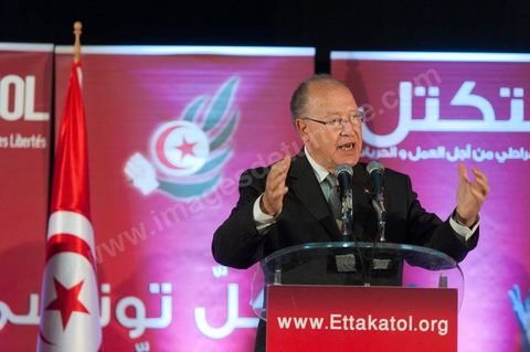 16 octobre : meeting Ettakatol à Tunis avec Mustapha Ben Jaafar scerétaire général du Parti.