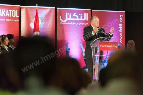 16 octobre : meeting Ettakatol à Tunis avec Mustapha Ben Jaafar scerétaire général du Parti.
