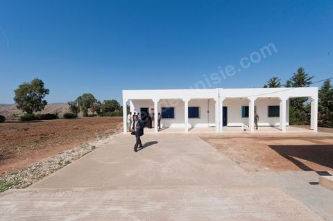 Bureau de vote à Ghenjana, un hameau sur la route entre le Kef et Jendouba