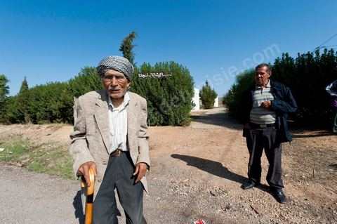 Bureau de vote à Ghenjana, un hameau sur la route entre le Kef et Jendouba