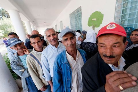 Bureau de vote au centre ville de Jendouba