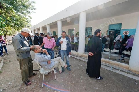 Bureau de vote au centre ville de Jendouba