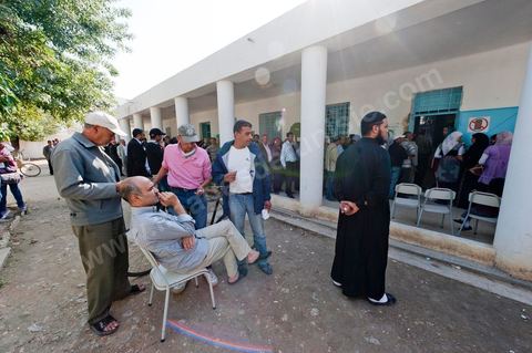Bureau de vote au centre ville de Jendouba