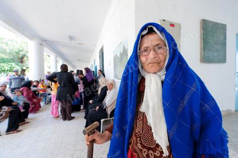 Bureau de vote au centre ville de Jendouba