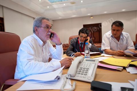 October 27: Meeting with Kamel Jendoubi, president of the ISIE, and members of the ISIE to discuss the final deliberations on the election results, just minutes before the decision to release the election results and disqualify several candidate lists.