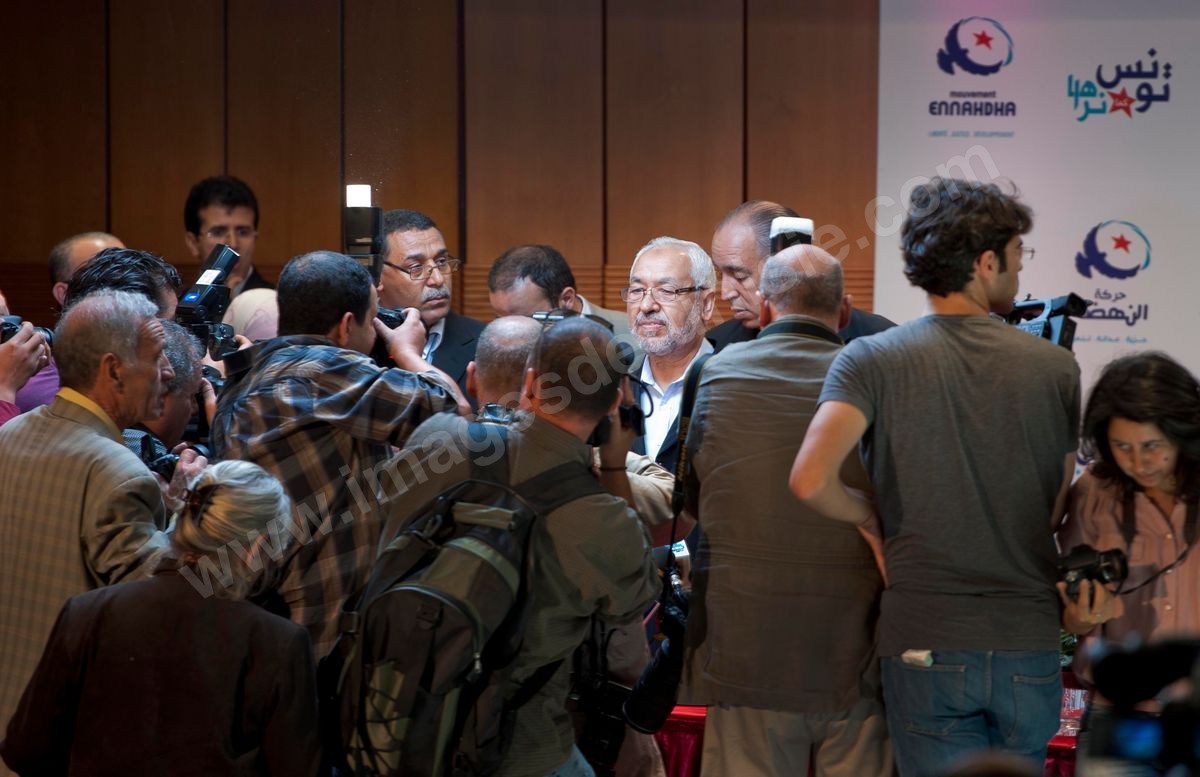 M07-925 Conférence presse Ennahdha
